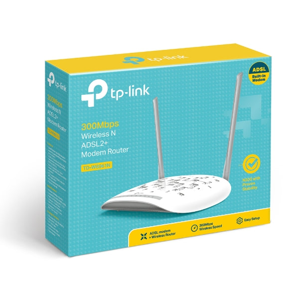 TP-Link TD-W8961N – 300Mbps Wireless N ADSL2+ Modem Router